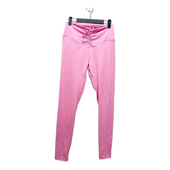 Victoria's Secret PINK Active Soft Ultimate Ruched V Leggings Pink Blossom Sz M - Picture 2 of 8